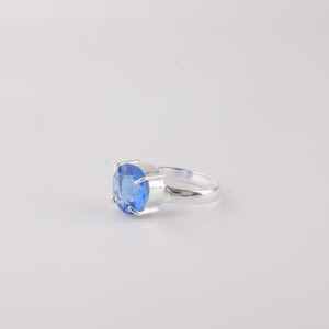 Anillo de Plata de Ley con Tanzanita de Corte Ovalado, Hecho a Mano, con Sello 925, Joyería con Piedras Preciosas, Certificado IGI, Anillo Elegante para Mujer, Regalo - Product Image 5