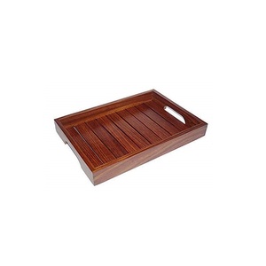 Bandeja de servicio de madera más vendida para mesa de comedor Nueva colección de productos de alta calidad de madera natural en el más barato - Product Image 5