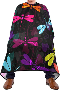 Meilleure vente de cape de coiffure casquette de barbier imperméable du fabricant de coiffeurs impression de logo personnalisé léger - Product Image 2