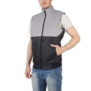 Adultos Uso al aire libre Chaqueta sin mangas Nuevo estilo Hombres Chaqueta sin mangas Liso teñido Hombres Chaqueta sin mangas - Product Image 5