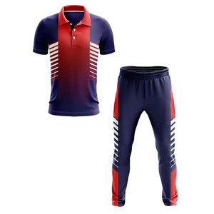 OEM Hot Selling Men Breathable Customized Color Sublimated Cricket Uniform <b>Top</b> Selling High Quality Custom Sports Team Uniform - Product Image 1
