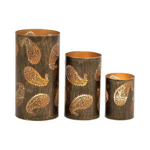 High Quality Decorative <b>Candle</b> Holder for Home Decor Handmade High Grade Gold Plated Round Shape for Hotel Club <b>Tea</b> Light Holder - Product Image 1