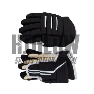 ถุงมือฮอกกี้น้ำแข็งระดับมืออาชีพ HI-GLOW SPORTS INTERNATIONAL แคนาดา ไซส์มาตรฐาน ผลิตจากหนังและคาร์บอนไฟเบอร์ ปิดด้วยกระดุมแบบ Snap น้ำหนักเบา สามารถปรับแต่งได้ - Product Image 2