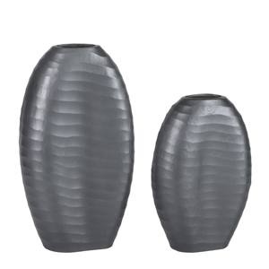 Jarrón de Metal de Color gris mate, decoración de Metal atemporal, florero personalizable, jarrón elegante personalizado para el hogar y la Oficina - Product Image 1