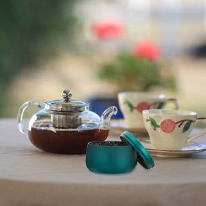 Glossy Powder Coated Metal Candle <b>Jars</b> With Lid Stable Base Perfect Home Decor Product Living Room Cafe Tableware Use <b>Jars</b> - Product Image 6