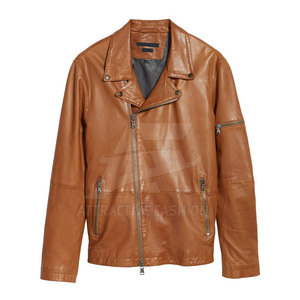 Durable Men Leather Jacket With Elegant Outdoor Pattern For Casual Winter Jacket Fashion Wear - Product Image 4