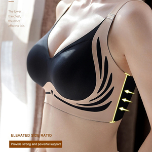 Sujetador deportivo de Yoga transpirable de alto soporte sin tirantes de alta calidad con almohadilla de pecho extraíble para mujer - Product Image 2