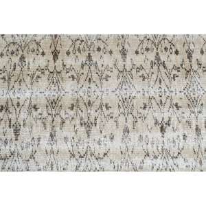 Alfombra Turca, Alfombra de Pasillo de 2.3x6.1 pies, Alfombra de Lana Blanca y Negra - Product Image 4