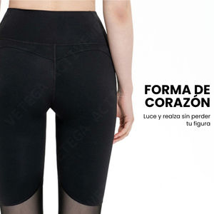 Leggings longs respirants et très élastiques avec maille, confortables et tendance, en tissu tissé serré, vert menthe - Product Image 3