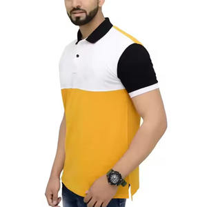 Golf haut sur mesure pour hommes pour polos respirant tricoté séchage rapide tenue décontracté grande taille coton polyester solide caractéristiques - Product Image 2