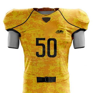 Uniforme de football américain respirant et facile à porter, uniforme d'équipe de football américain en stock - Product Image 3