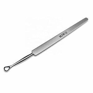 Ear Wax <b>Removal</b> Tool Professional <b>Earwax</b> Cleaner <b>Kit</b> Medical Stainless Steel Manual Ear Picker Loop Curette Q Tip CE Certified - Product Image 3