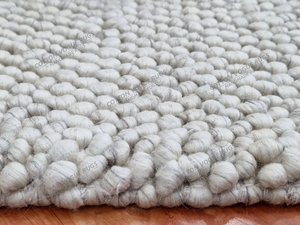 Alfombra de lana gruesa Hand Loom Kilim Rug Blended Pebble Alfombras de tamaño personalizado adición de lana a cualquier espacio interior - Product Image 6