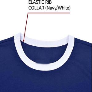 Logo personnalisé col rond manches courtes sonnerie t-shirt 100% coton vêtements pour hommes grande taille chemises pour hommes couleur personnalisée OEM Service - Product Image 2