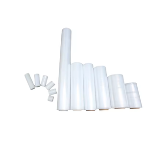 Pellicola di sicurezza per Pallet morbido di grado industriale XSR pellicola adesiva LLDPE rotolo trasparente in plastica Stretch PE pellicola trasparente - Product Image 1