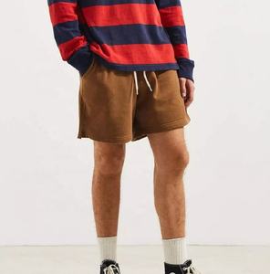 Thick Jersey Cotton <b>Fleece</b> <b>Men's</b> Gym <b>Shorts</b> Sport Running <b>Shorts</b> - Product Image 2