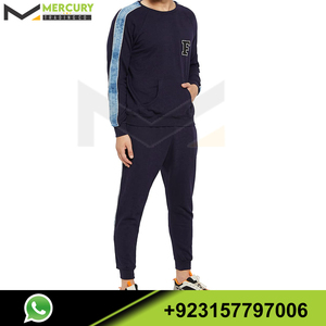 Wholesale <b>Slim</b> <b>Fit</b> Sports <b>Jogger</b> Set High Quality Fleece Sweat Suit for <b>Men</b> Printed Tracksuit for Winter Wear - Product Image 4