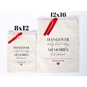 Hangover Temporary <b>Memories</b> Last Forever Bachelorette Party <b>Gift</b> Bags - Product Image 4