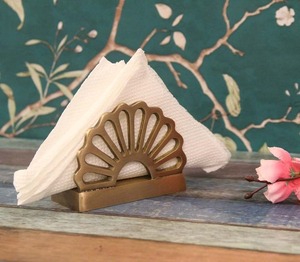 Belle boîte de papier de soie durable pour les amateurs de décoration écologique pour les espaces de bureau à manger élégants faits à la main en bois naturel en métal - Product Image 2