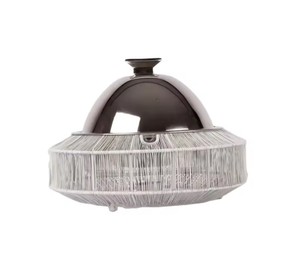 New Customized Design Metal Hotpot Superior <b>Wire</b> Design Premium Luxury Casserole Customized Finished Fancy Food Server Warmer - Product Image 2