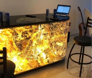 Losas de chapa de piedra flexible translúcida Precio razonable para forma de bloque de Villa y hotel - Product Image 2