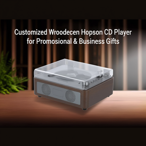 Lettore CD Hopson in Legno Personalizzato per Regali Promozionali e Aziendali - Product Image 3