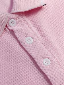 Chemise personnalisée pour hommes Nouveau design Vêtements décontractés Motif solide tricoté 100% coton à manches courtes Toutes les couleurs personnalisées disponibles - Product Image 4