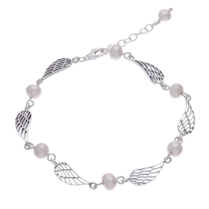 925แฮนด์เมดจากไทยสร้อยข้อมือเงินสเตอร์ลิงเครื่องประดับแฟชั่นประดับมุกสไตล์คลาสสิกสำหรับเป็นของขวัญขายส่งจำนวนมาก - Product Image 1