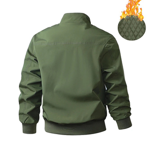 Man Outdoor Fashion Casual <b>Coat</b> Stand Slim Jacket Winter Men Bomber Jacket <b>Coat</b> Mens Autumn Warm Windbreaker Jackets - Product Image 3