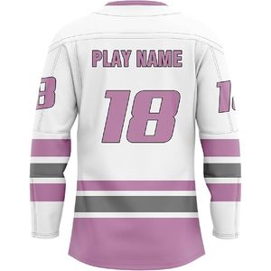 เสื้อเจอร์ซีย์เล่นฮ็อกกี้น้ำแข็งของผู้ชายเสื้อกีฬาฮอกกี้น้ำแข็งออกแบบได้เองโลโก้ได้สำหรับเยาวชนทีมเยาวชนเสื้อฮอกกี้น้ำแข็งใหม่ล่าสุด2025 - Product Image 6