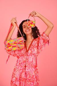 <b>White</b> Beaded Cotton Classic Customizable Luxury Women's Evening <b>Clutch</b> <b>Bags</b> for Party - Product Image 5