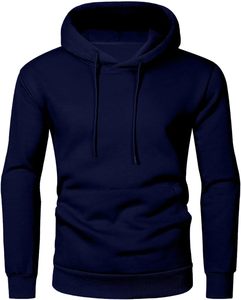 Sudadera con capucha de lana de gran tamaño de peso pesado para hombre, estilo de calle, hombro caído, Jersey de algodón grueso, sudadera de invierno con logotipo personalizado - Product Image 6