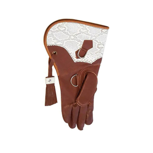 Venta al por mayor de alta calidad diseño único profesional cetrería OEM aceptable Original de cuero cetrería guantes logotipo personalizado OEM - Product Image 6