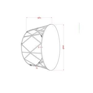 Mesa de Centro Moderna y Ecológica para Dormitorio o Estudio, Mesa Auxiliar Redonda de Metal para Sofá, Muebles para el Hogar y la Sala de Estar - Product Image 3