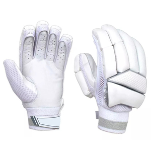 Guantes de cricket de cuero para entrenamiento de alta calidad en MOQ bajo Precio asequible Guantes de bateo de cricket de dedo completo para unisex - Product Image 1