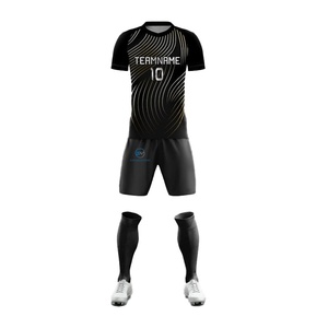 Hot <b>Sale</b> High Quality Short Sleeve Soccer Uniforms <b>for</b> Kids Men's Football Shirts with Sublimation Printed Design OEM Service - Product Image 4