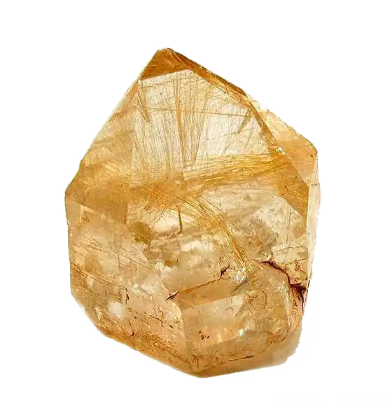 Freeform Faceted Rutilated Quartz Origems Brazil