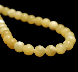 Collier en cristal naturel, perles de calcite jaune lisses, pierre rouge polie, bijoux, brin lâche, grossiste en pierres précieuses pour la guérison - Product Image 2