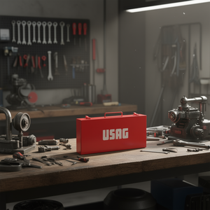 Caja de herramientas de acero vacía, tamaño L, Usag - Product Image 3