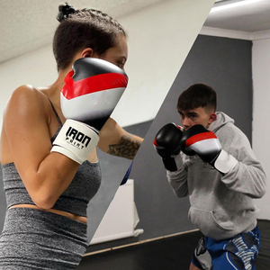 Guantes de boxeo de piel de vaca genuina para artes marciales, equipo de fitness corporal profesional de alta calidad para hombre con logotipo personalizado OEM - Product Image 6