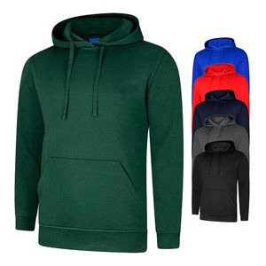 Sweats à capuche à manches longues pour hommes de qualité supérieure 100% coton, couleur unie, manches longues pour l'hiver avec logo personnalisé - Product Image 1
