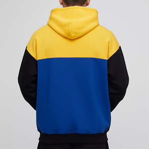 Sudaderas con Capucha de Algodón 100% de Peso Pesado, Estampado Personalizado, Hombros Caídos, Lisas, con Patrón Geométrico Otoñal - Product Image 2