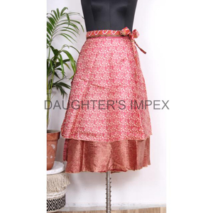 Venta al por mayor falda maxi de seda India bohemio vintage casual verano desgaste abrigo Sari falda en tamaño libre XS regalo perfecto para ella - Product Image 1