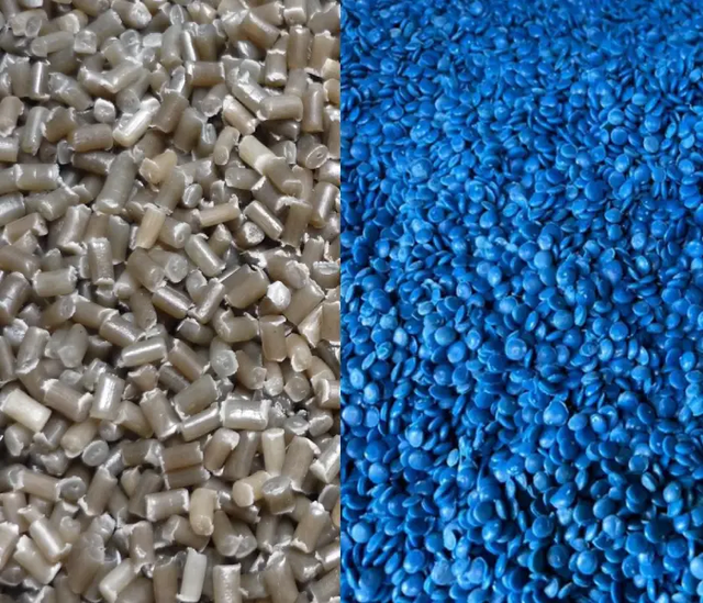 HDPE Recycle Grade Granules Blue Colour Injection Grade Plastic Resin High Strength Material Flexible Sheet Use Made Recycled