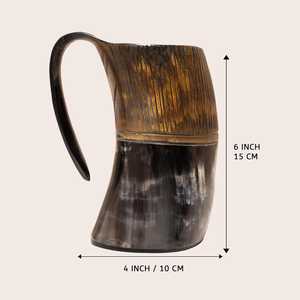 Mug en corne naturelle à boire, à utiliser à la maison, lors de fêtes et dans les hôtels / Mug en corne de buffle par HANNAN HANDICRAFT - Product Image 5