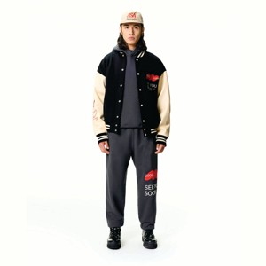 แจ็กเก็ตเบสบอลแขนยาวสำหรับผู้หญิงแจ็กเก็ตกันหนาวแขนยาวดีไซน์โรงงาน - Product Image 2