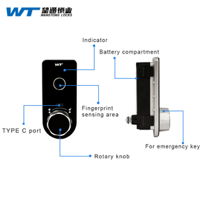 M-1607-00SF ngăn kéo Hệ thống khóa ngăn kéo khóa vân tay khóa điện tử WT <span class=keywords><strong>Keyless</strong></span> Tủ an ninh đồ nội thất bằng gỗ chính - Product Image 3
