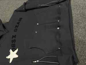 Sweat à capuche d'hiver en coton biologique de haute qualité pour homme, respirant, imprimé sérigraphié devant et derrière, col à capuche, poche unie - Product Image 4