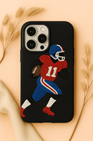 Nueva Funda de Teléfono de Lujo Portátil con Diseño de Estrella Personalizado, Bordado con Cuentas, Estilo Nacional, Fundas con Patrones Coloridos