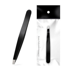 Pince à épiler personnalisée en acier inoxydable antistatique à pointe incurvée légère et écologique avec marque privée - Product Image 5